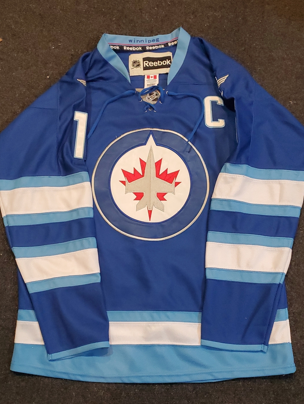 NHL Reebok Winnipeg Jets Andrew Ladd Jersey...🏒✈️